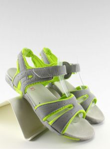 Sportowe sandałki 7S-TA86091M NL. Grey / Green