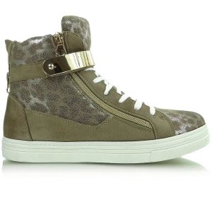 Sneakers Leopard H15215-4 KHAKI