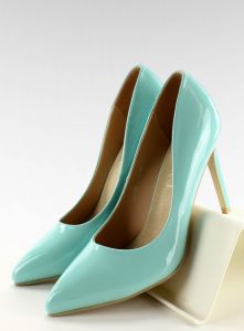 Lustrzane szpilki mirror heels MM08P Niebieski