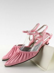 Sandałki niski obcas 1952-212 Pink