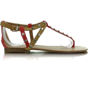 Sandałki japonki 8202-2 czerwone